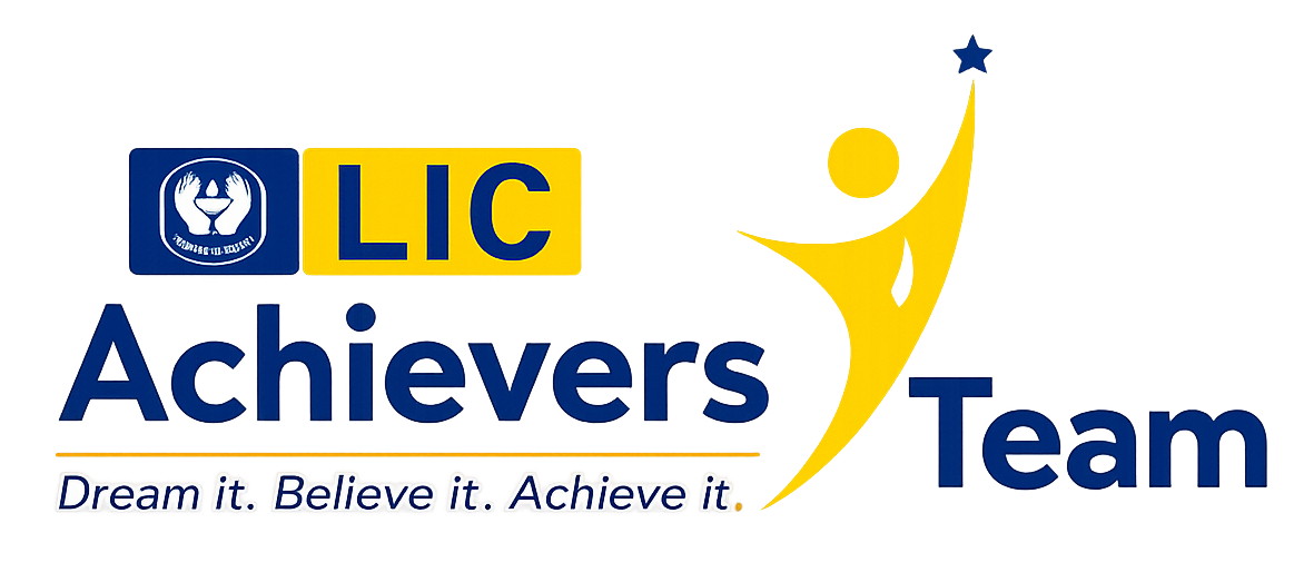 LIC Achievers Team Logo - Life Insurance in Vellore